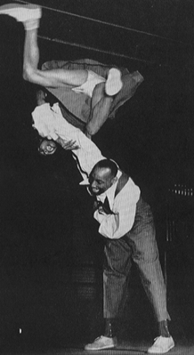 Frankie Manning, Lindy Hop..aka me, flying.