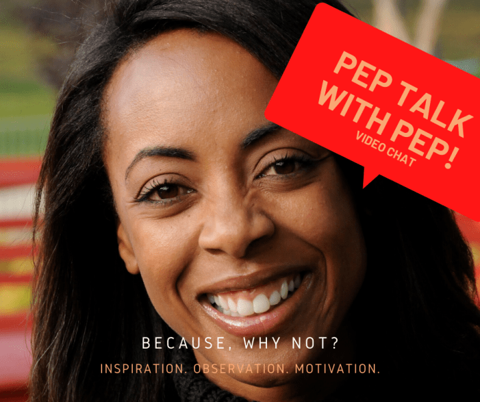 Schedule a Pep Talk with Pep Writing Services. Get unstuck with writing.