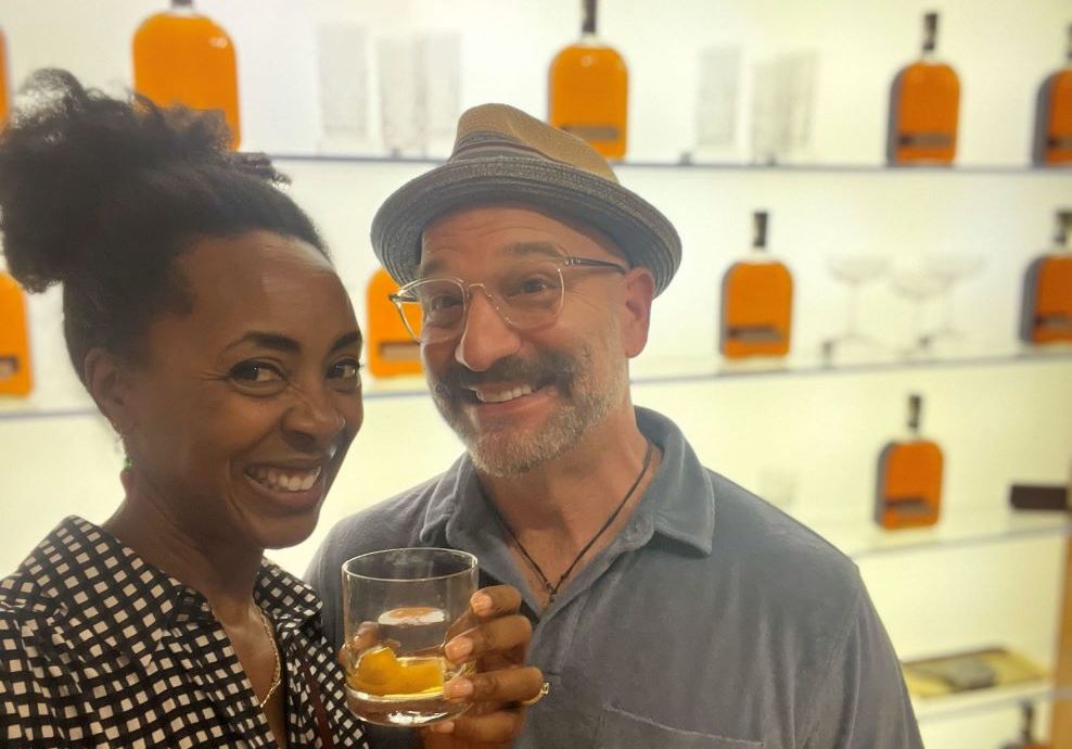 Peppur and Matt at Woodford Reserve